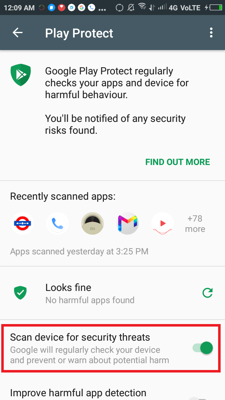 google play protect Rummyadda